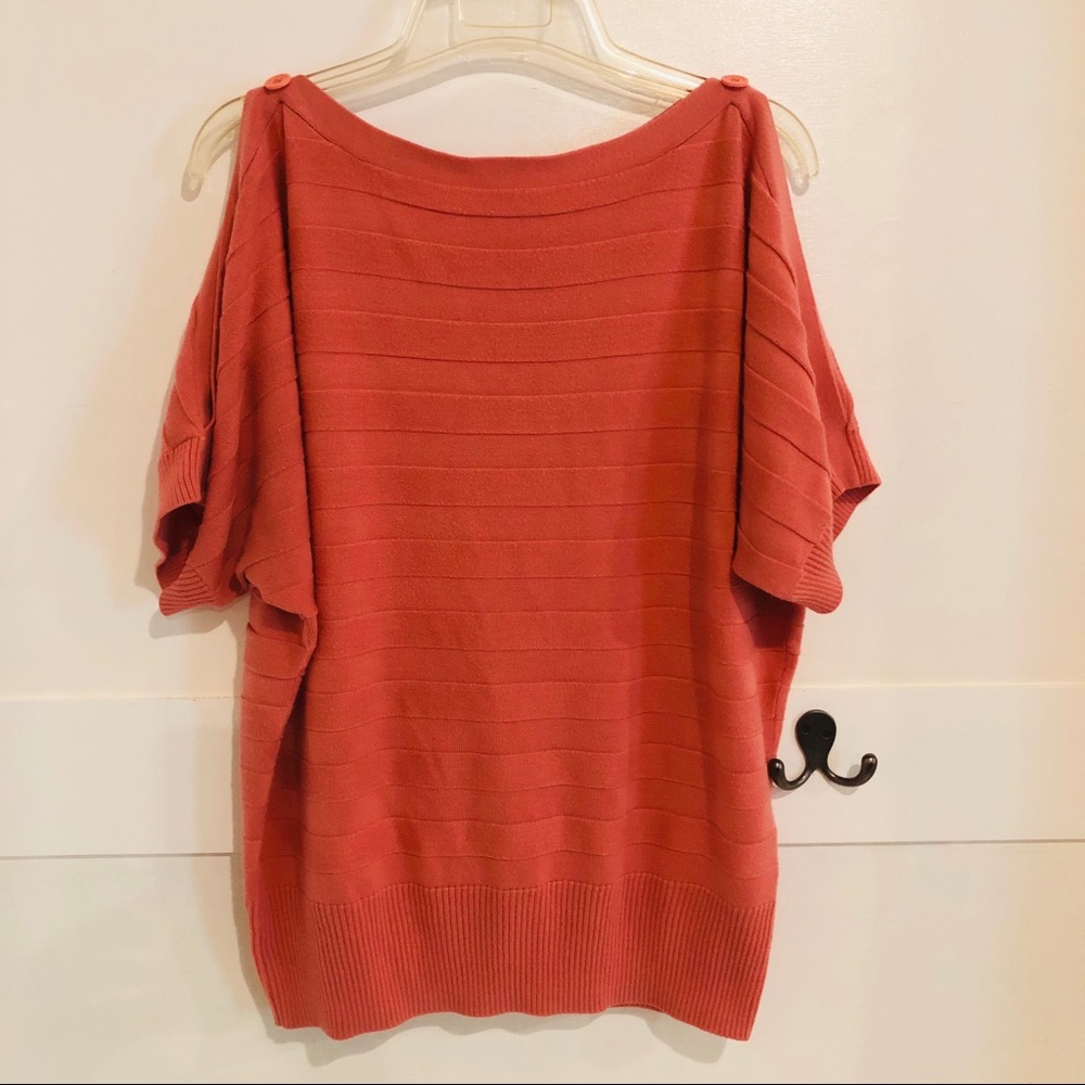 New York & Company Cold Shoulder Sweater